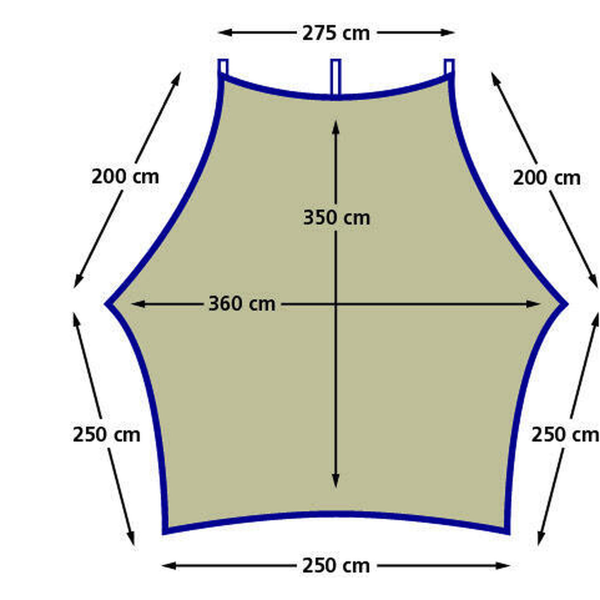 Tenda Eurotrail Carside 360 x 350 cm