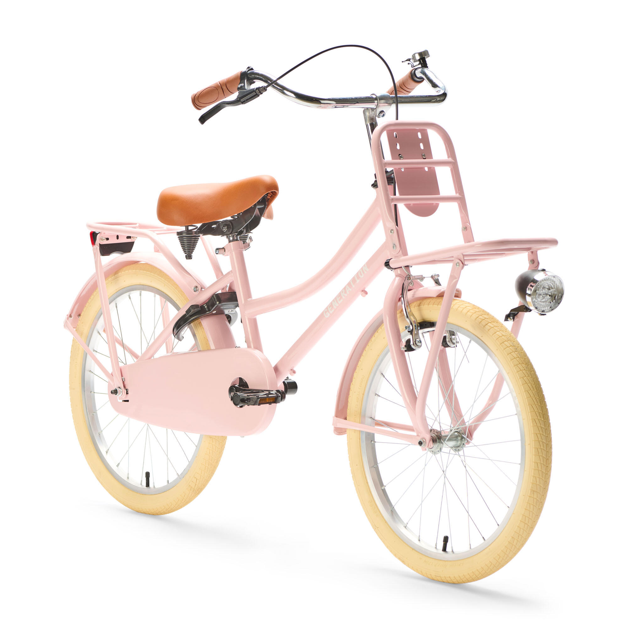 Actionbikes Vélo Enfant Cruiser - 20 Pouces - Roue Libre - Garde-chaîne - Pneus gonflables - Vélo Enfant - Garçons et Filles - De 5 à 9 Ans (Rose