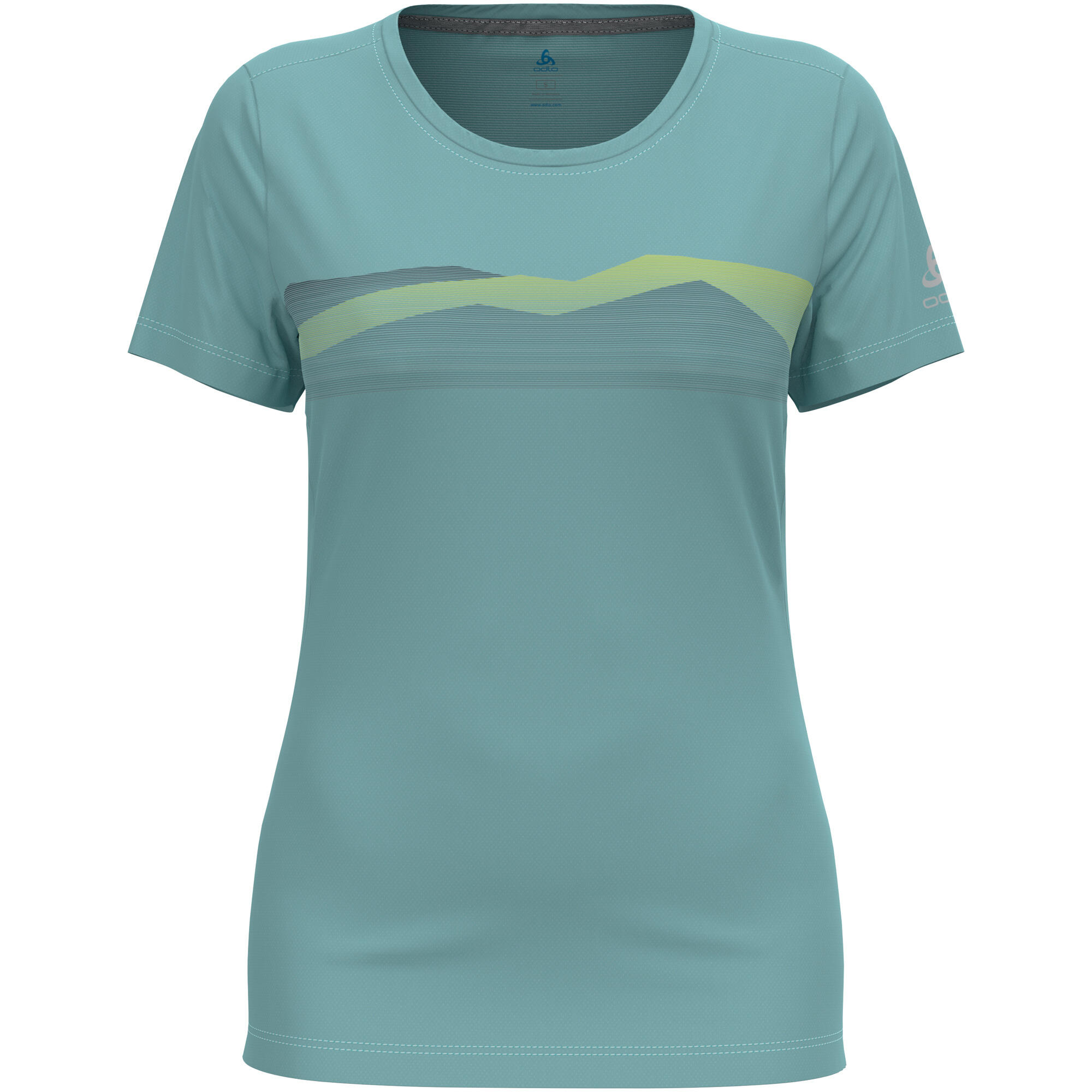 Koszulka z krótkim rękawem damska ODLO F-Dry Ridgeline T-Shirt Crew Neck 3/4