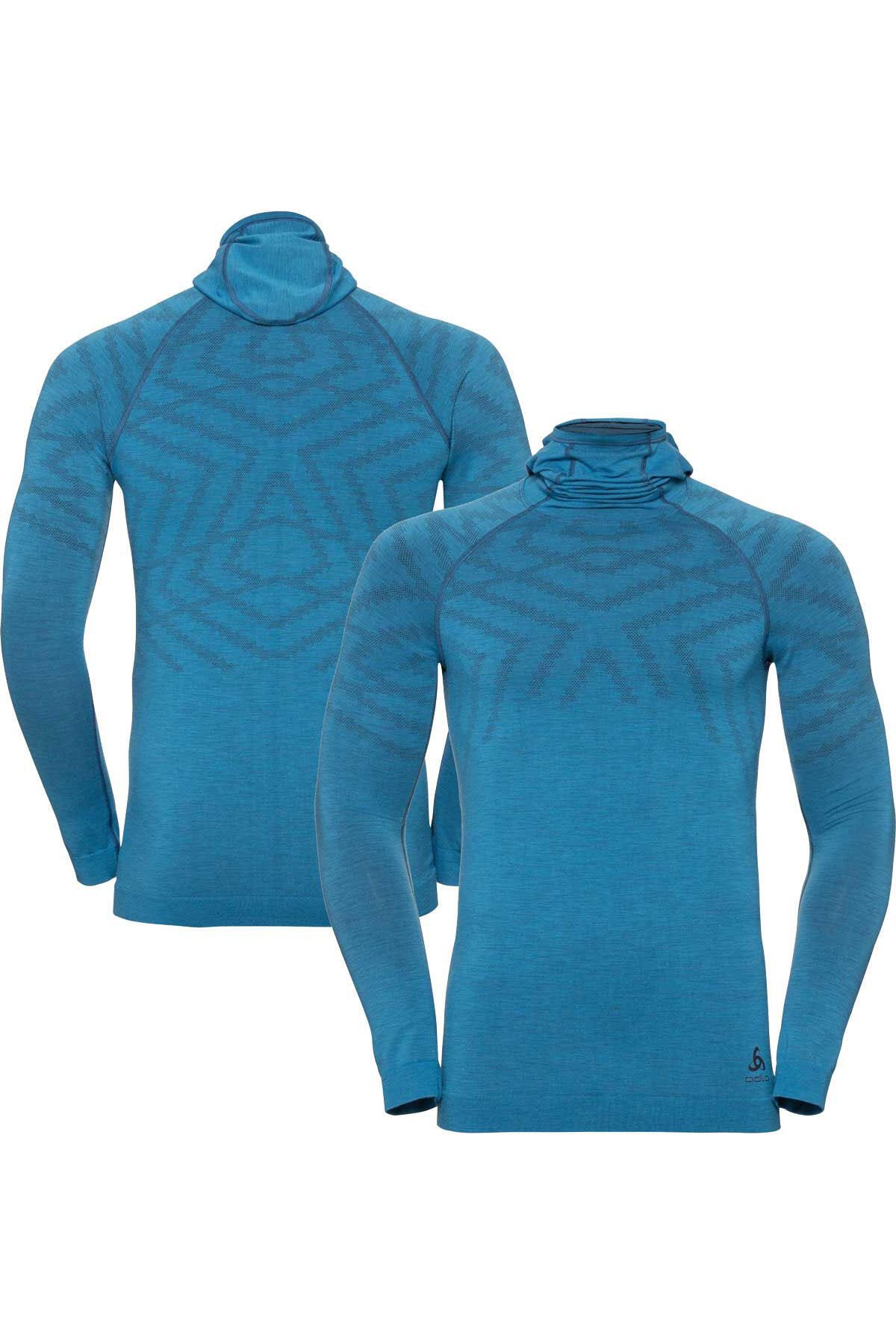 ODLO ODLO Men's Kinship Warm Merino Base Layer Top + Face Mask