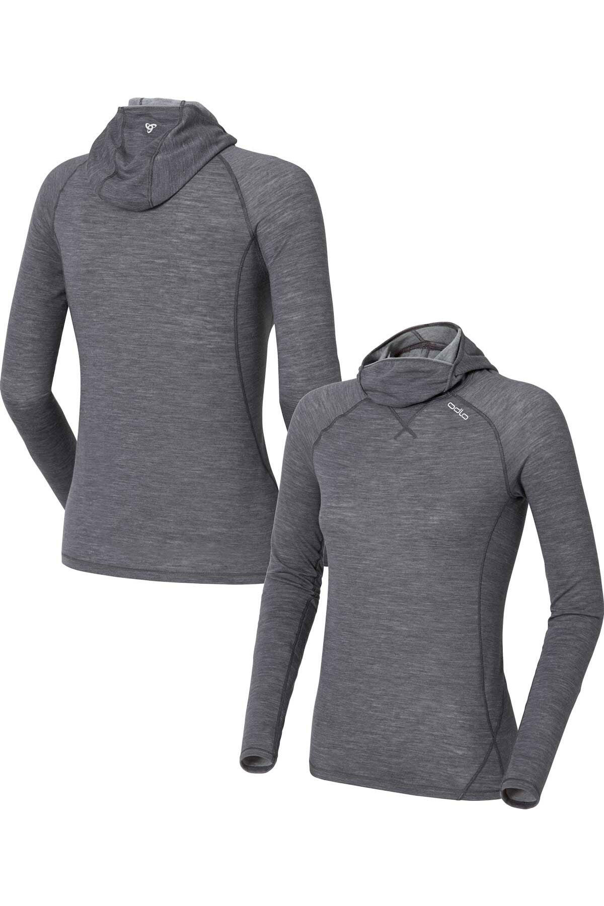 ODLO ODLO Women's Kinship Warm Merino Base Layer Top + Face Mask