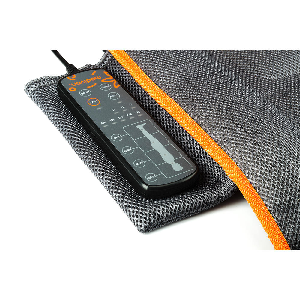 Medivon Cosy Vibra Colchoneta de Masaje Shiatsu con Calor Recuperación Muscular 4/7