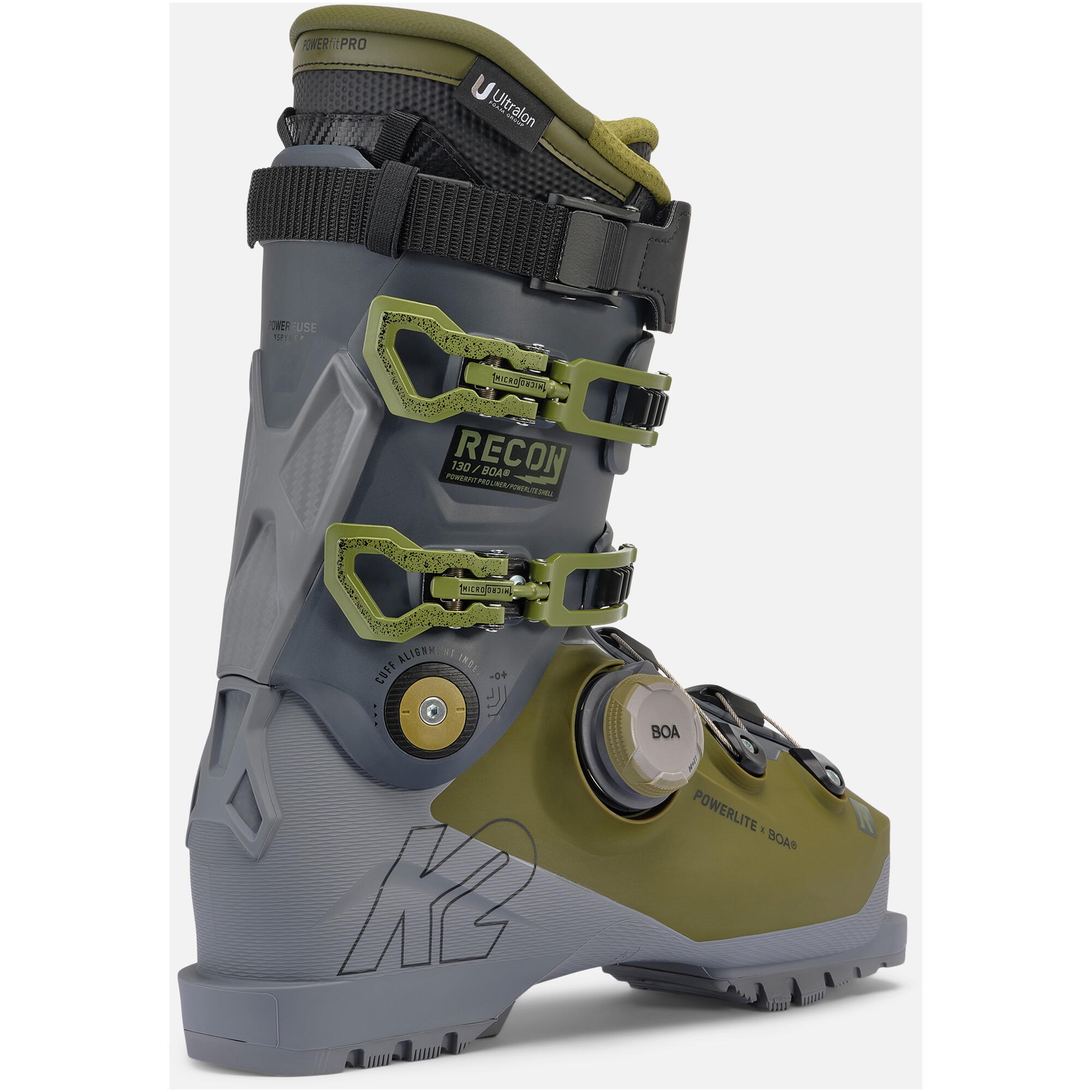 K2 Recon 130 BOA Scarponi Sci Uomo - 29.5 - Verde 3/4