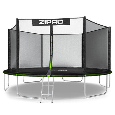 Trampolina ogrodowa Zipro Jump Pro z siatką zewnętrzną 14FT 435cm