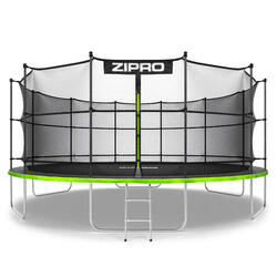 Trampoline rond Zipro Jump Pro 16 FT 496 cm avec filet de protection intérieur