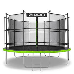 Trampoline rond Zipro Jump Pro 12FT 374cm avec filet de protection intérieur