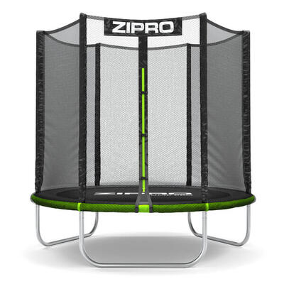 Trampoline ronde zipro jump pro - 6ft 183 cm - met veiligheidsnet extern