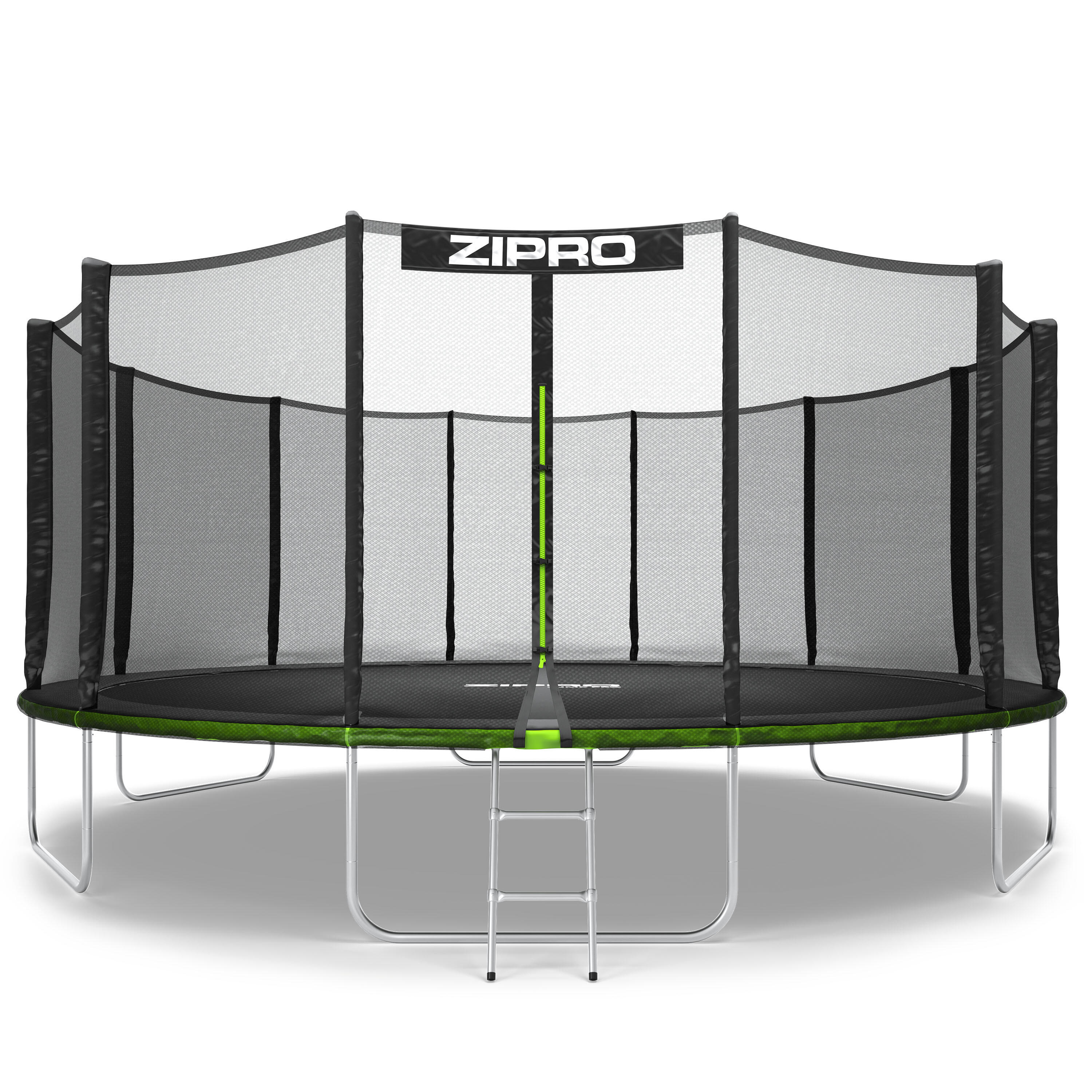 ZIPRO Trampolin rund outdoor Zipro Jump Pro 16FT 496 cm mit Externes Sicherheitsnetz