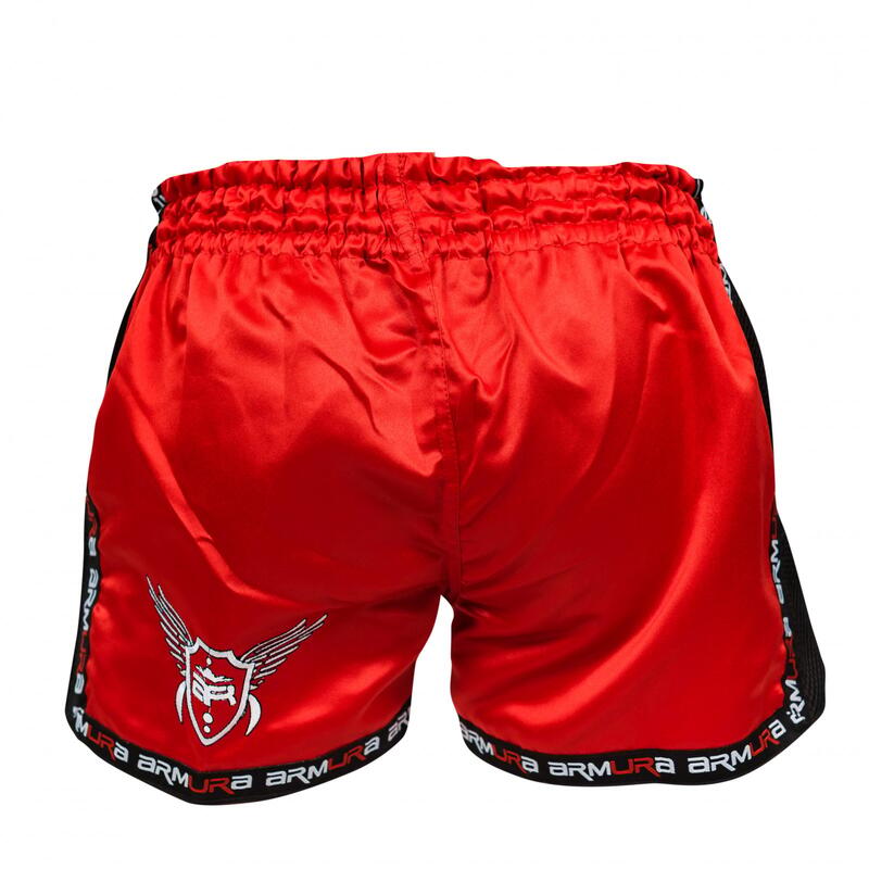 Short kickboxing ARMURA  Muay 2.0 Rosu/negru