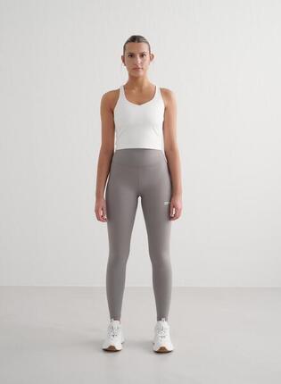 Femme Leggings Évacuation de l'humidité Résistant au Squat Gris