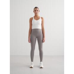 Femme Yoga Leggings Évacuation de l'humidité Résistant au Squat Gris