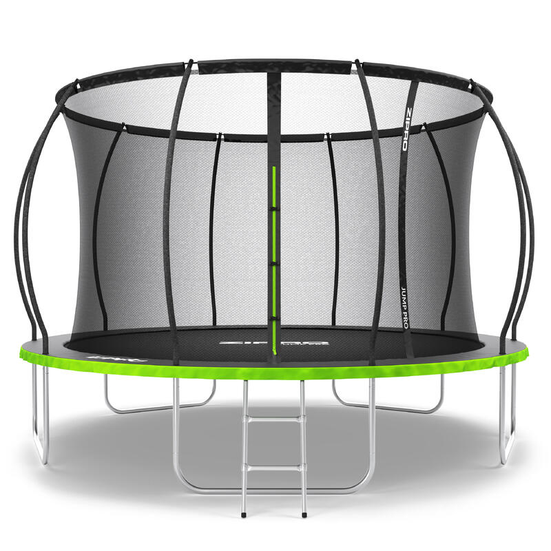 Trambulină de exterior Zipro Jump Pro Premium cu plasă de protecție 12FT 374cm