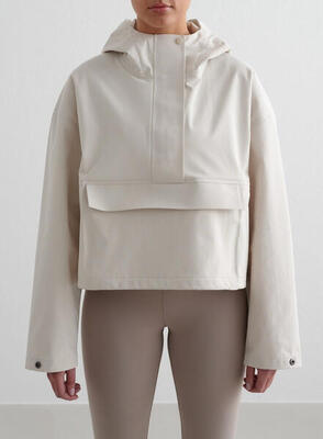 Dames jas waterdicht geknipt anorak gedessineerd multicolor