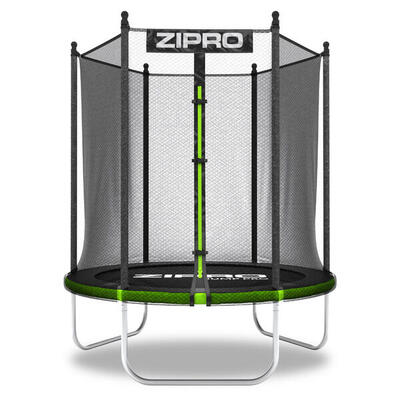 Trampolino rotondo Zipro Jump Pro con rete sicurezza esterna 4FT 127cm