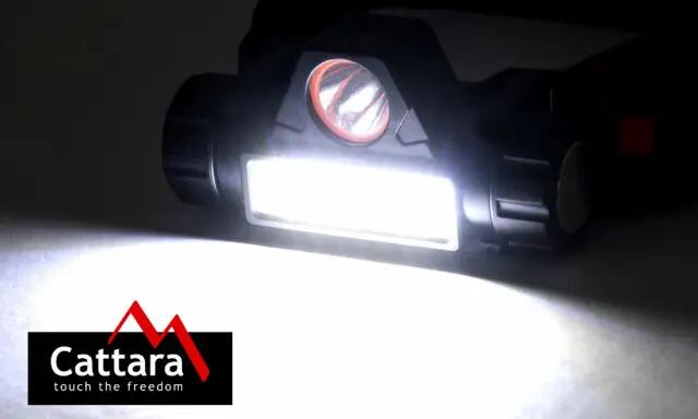 Latarka czołowa naładowalna 120 lm Cattara 7/8