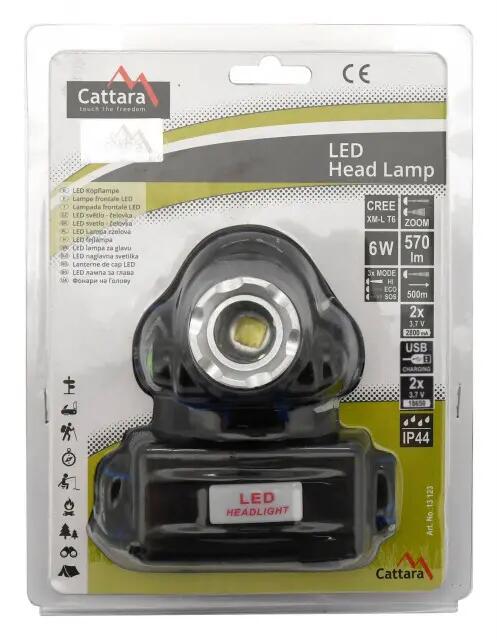 Czołówka Cattara 570 lm Zoom LED 7/7
