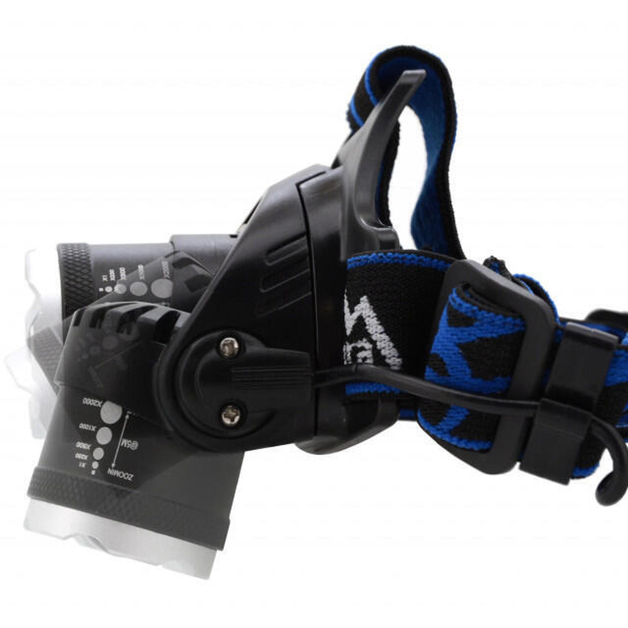 Lanterna frontala LED 570 lm Zoom Cattara