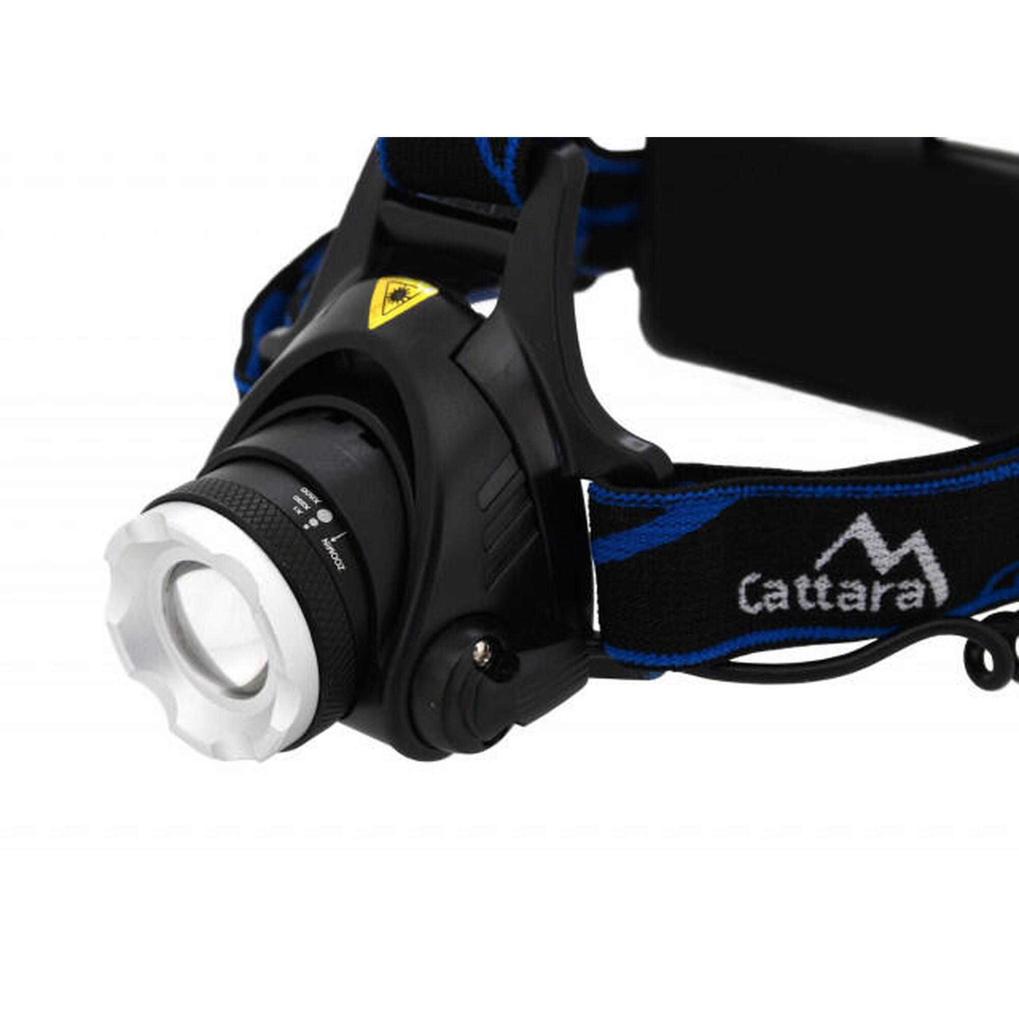 Lanterna frontala LED 570 lm Zoom Cattara