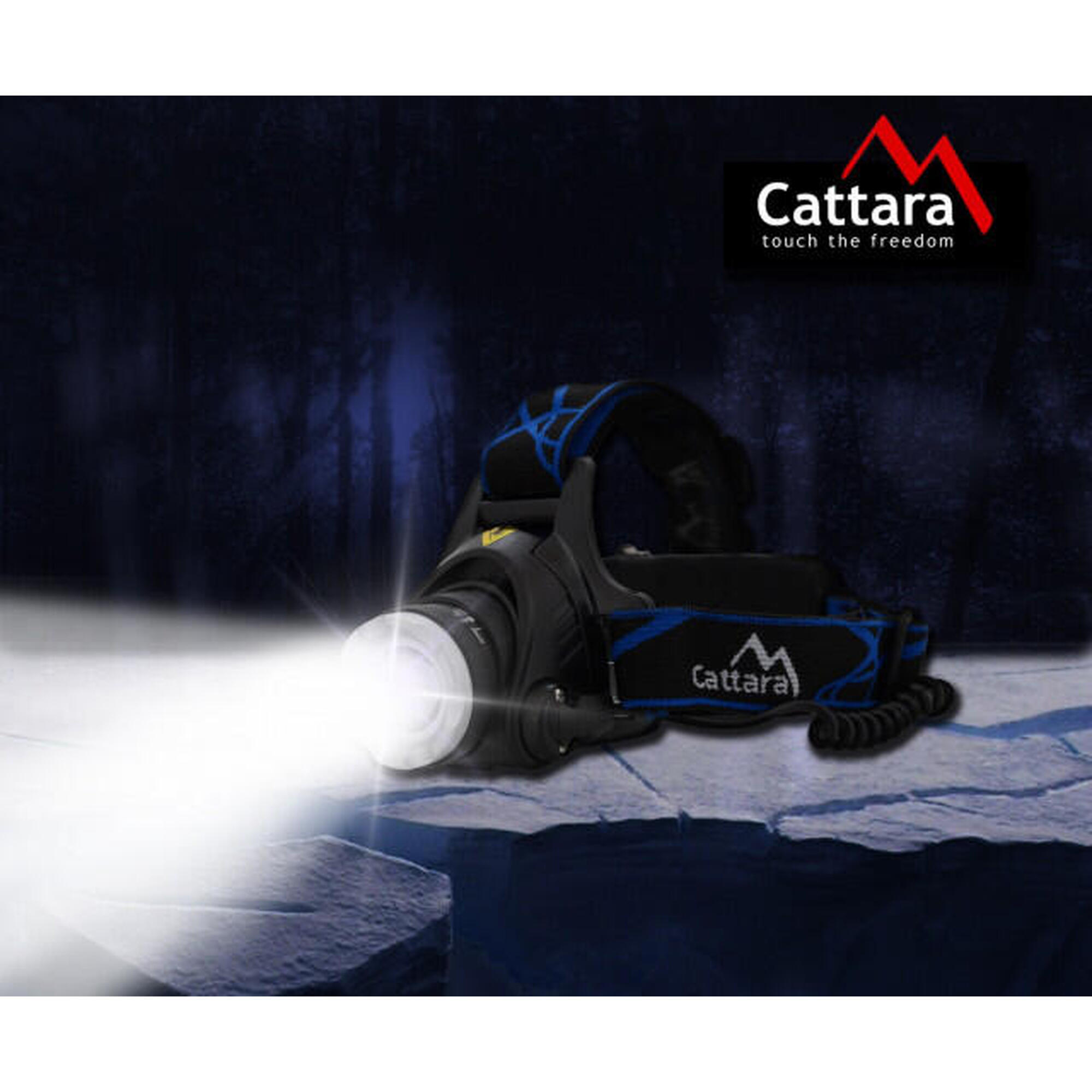 Lanterna frontala LED 570 lm Zoom Cattara