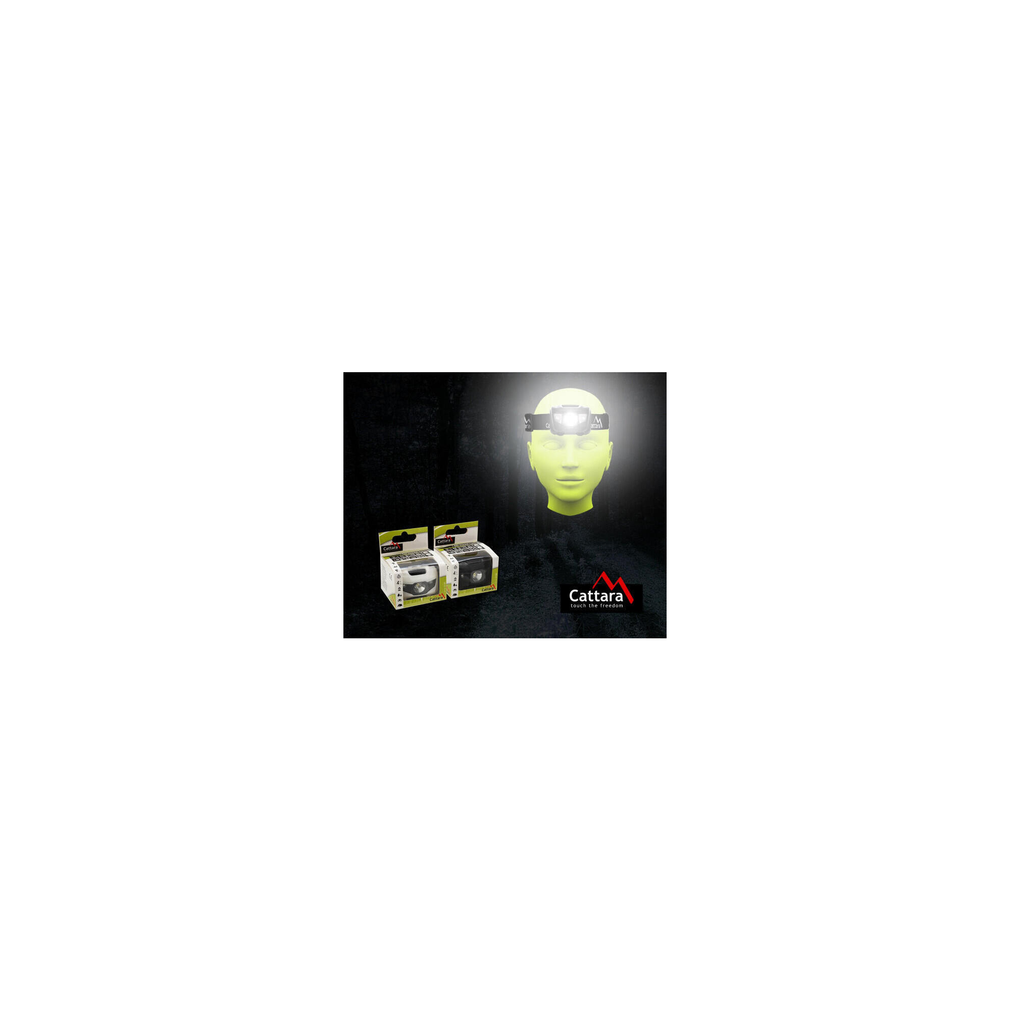 Lanterna frontala LED 80 lm Cattara
