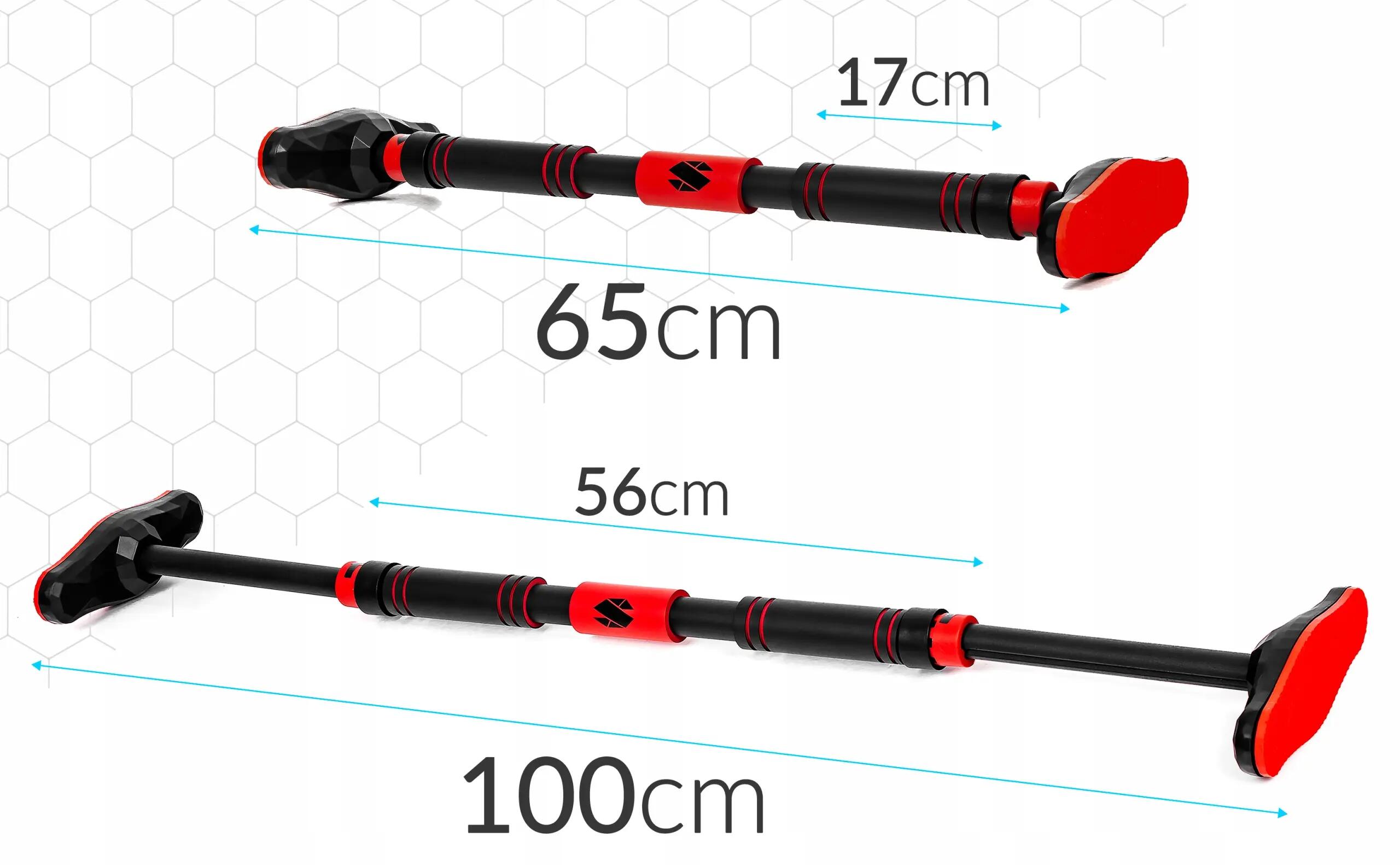 Drążek rozporowy drzwiowy Sapphire XG-174 regulowana długość 65-100 cm do 180 kg 6/6