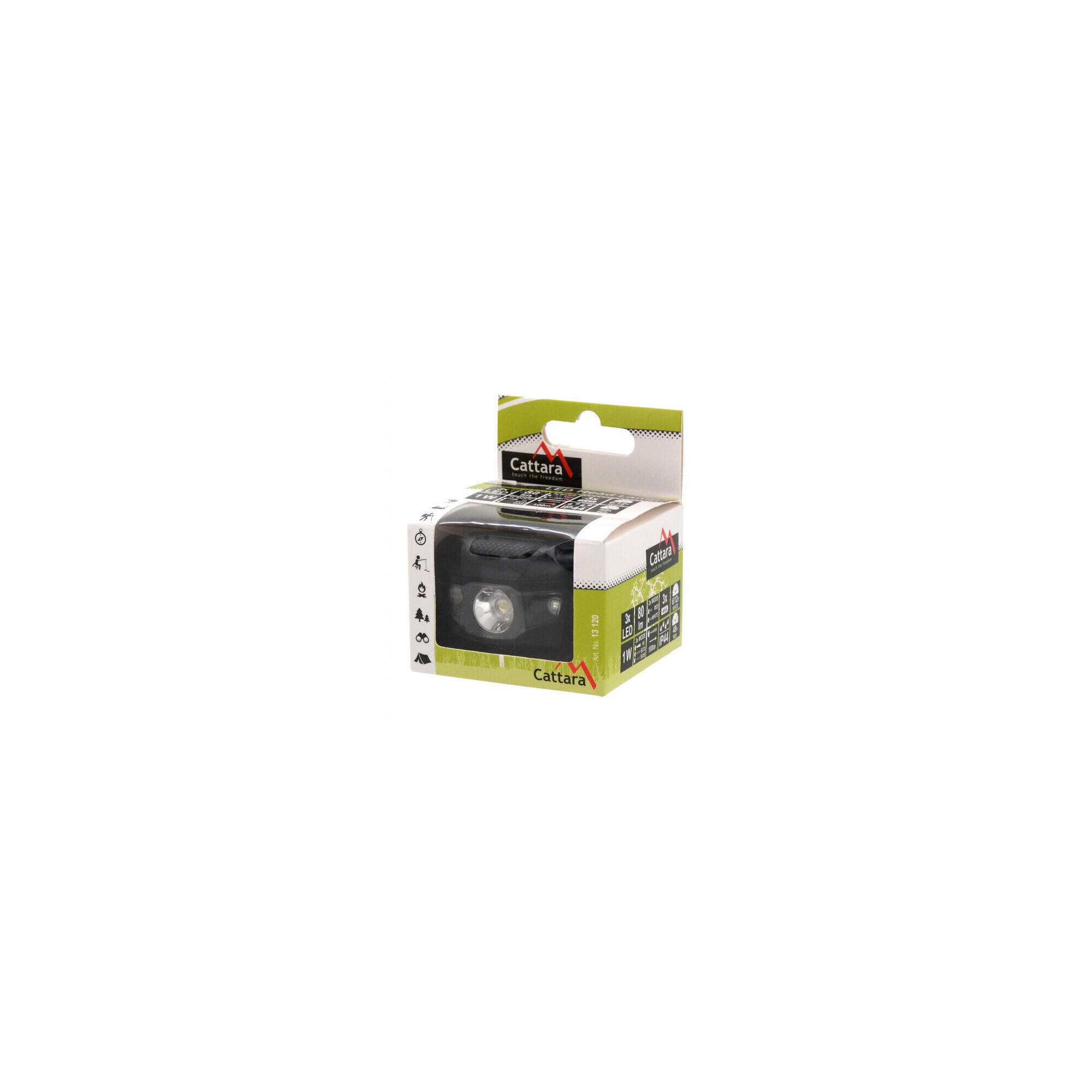 Lanterna frontala LED 80 lm Cattara