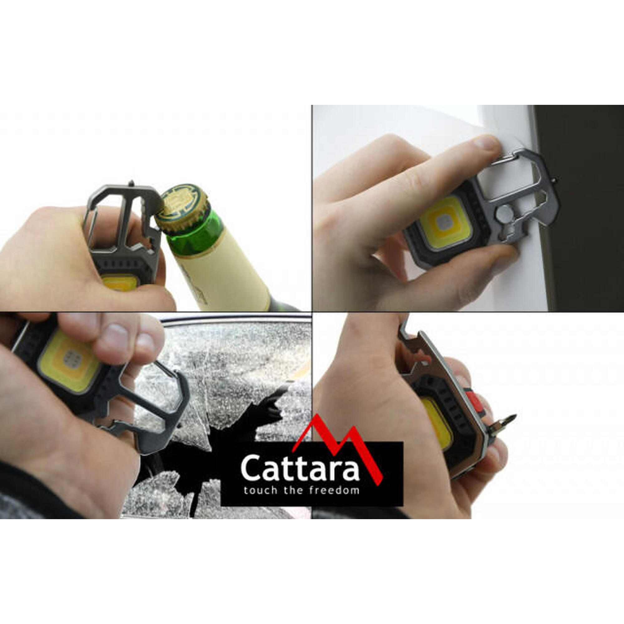 Lanterna multifunctionala LED 600 lm Cob cu tripod pliabil Cattara