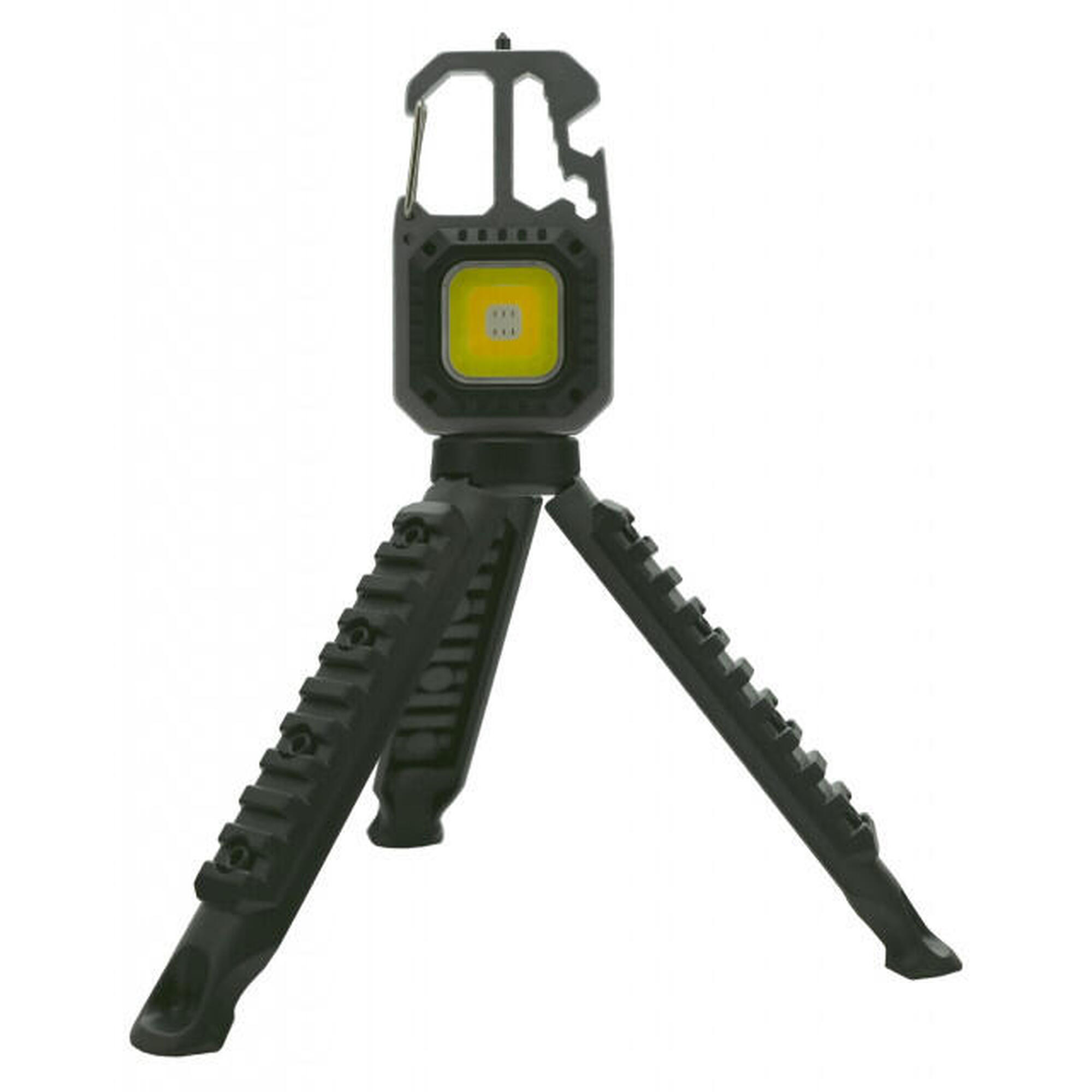 Lanterna multifunctionala LED 600 lm Cob cu tripod pliabil Cattara