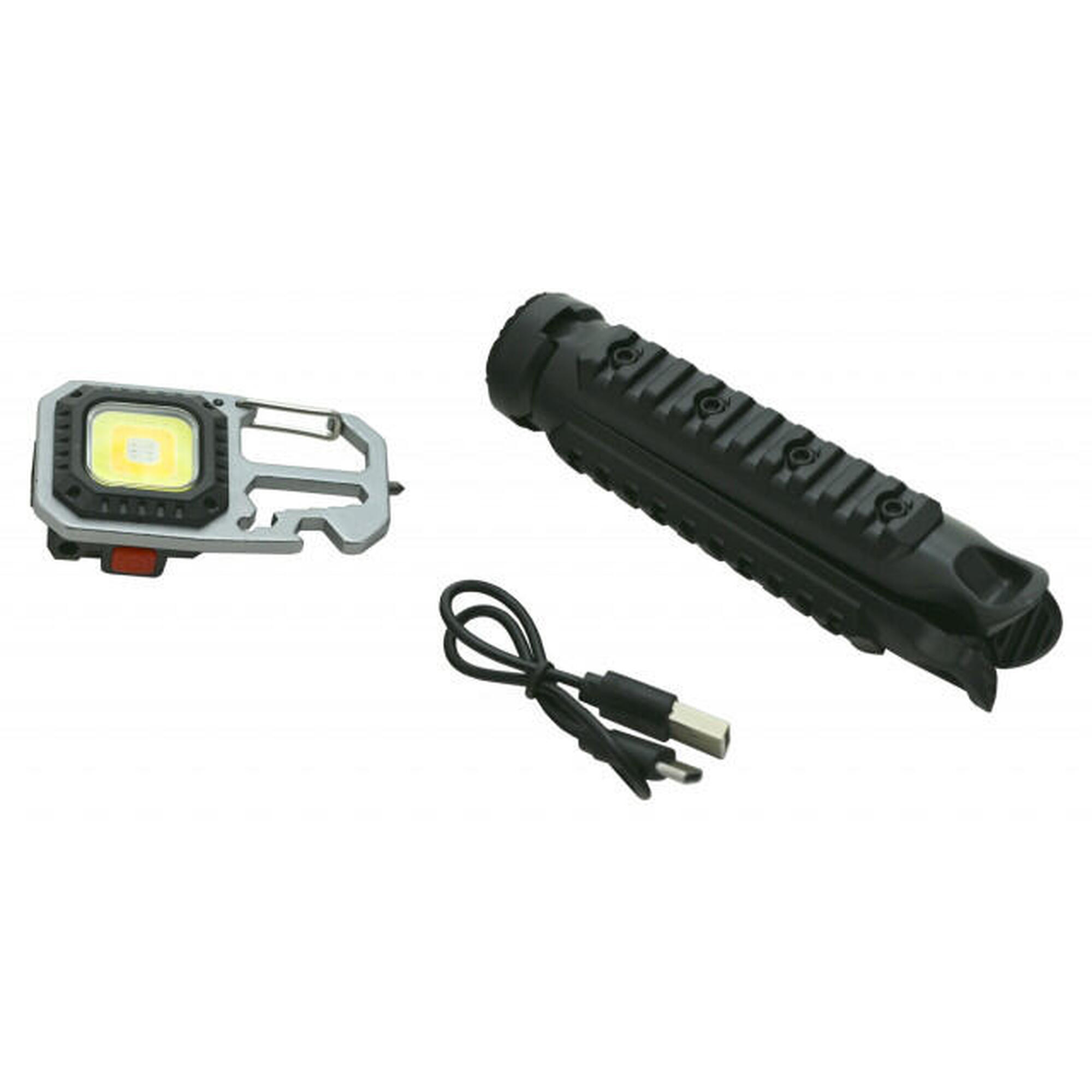 Lanterna multifunctionala LED 600 lm Cob cu tripod pliabil Cattara
