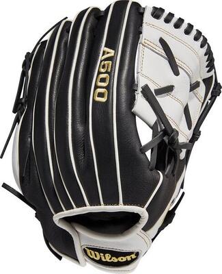 Softball handschoen - fastpitch - a500 - siren - (zwart/wit) - 12.5 inch