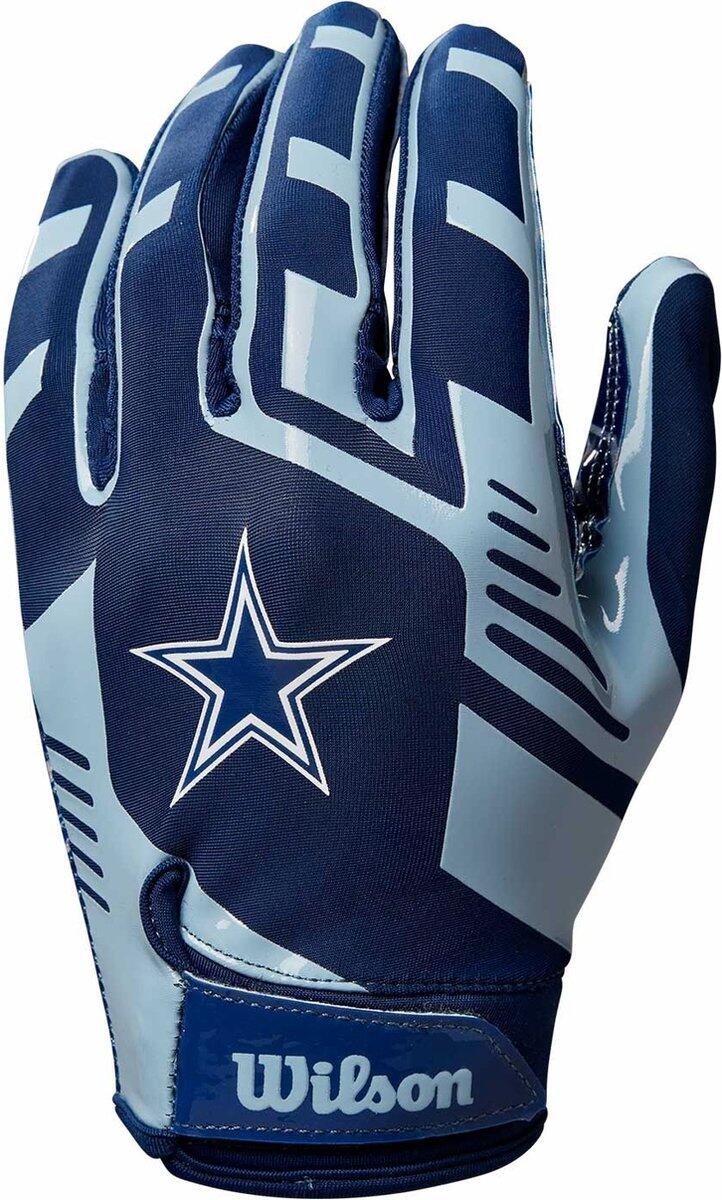 WILSON Wilson Youth NFL Stretch Fit Gloves Team Dallas Cowboys