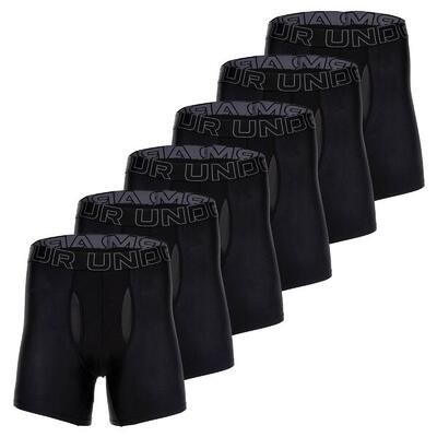 Boxershort Herren 6er Pack Figurbetont-UA PERFORMANCE TECH - SOLID 6 IN 6PK