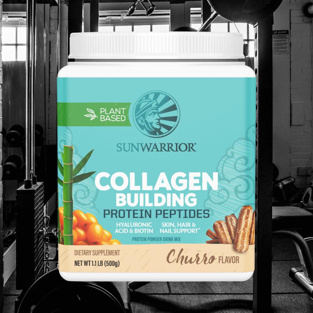 Sunwarrior Collagen Building Protein Peptides (500g) Churro - Protéines 2/3