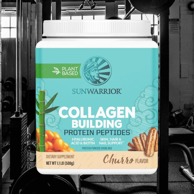 Sunwarrior Collagen Building Protein Peptides (500g) Churro - Protéines