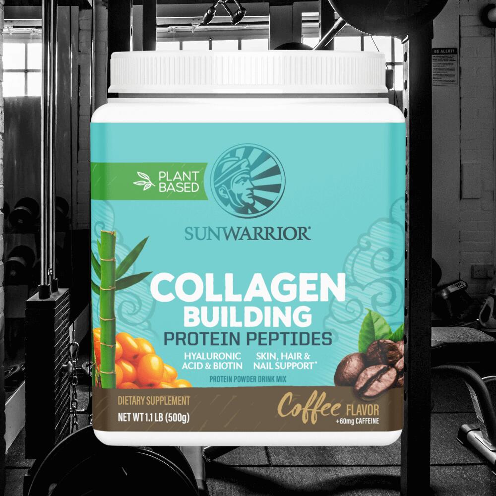 Sunwarrior Collagen Building Protein Peptides (500g) Coffee (+ Caffeine) 2/3