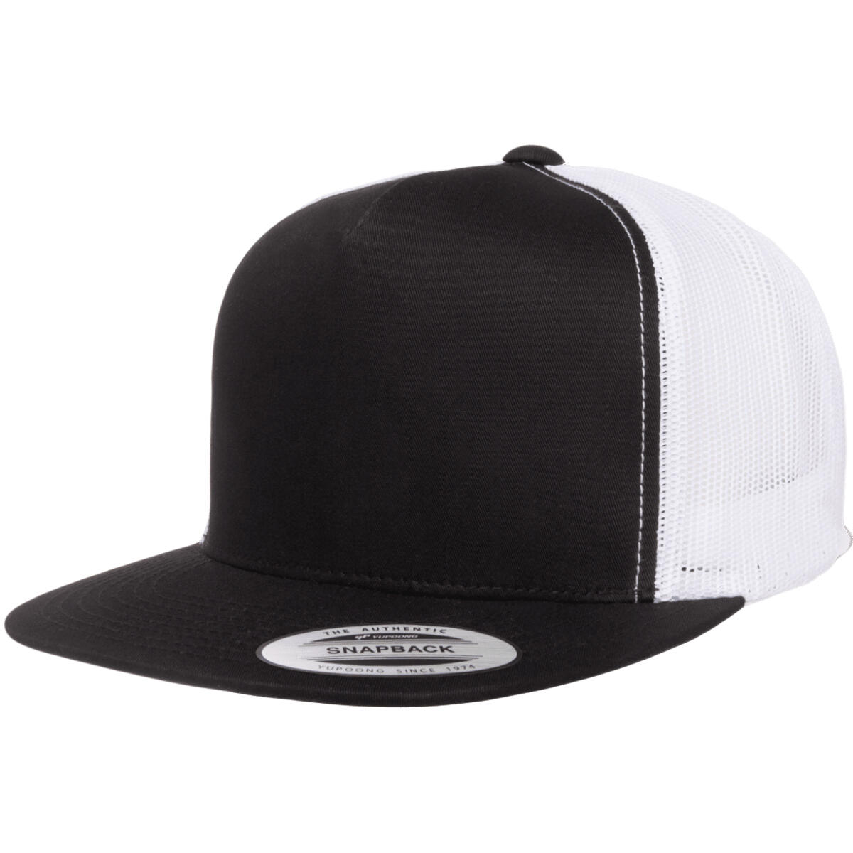 YP Classics Trucker 2-Tone Cap Black/White 3/7