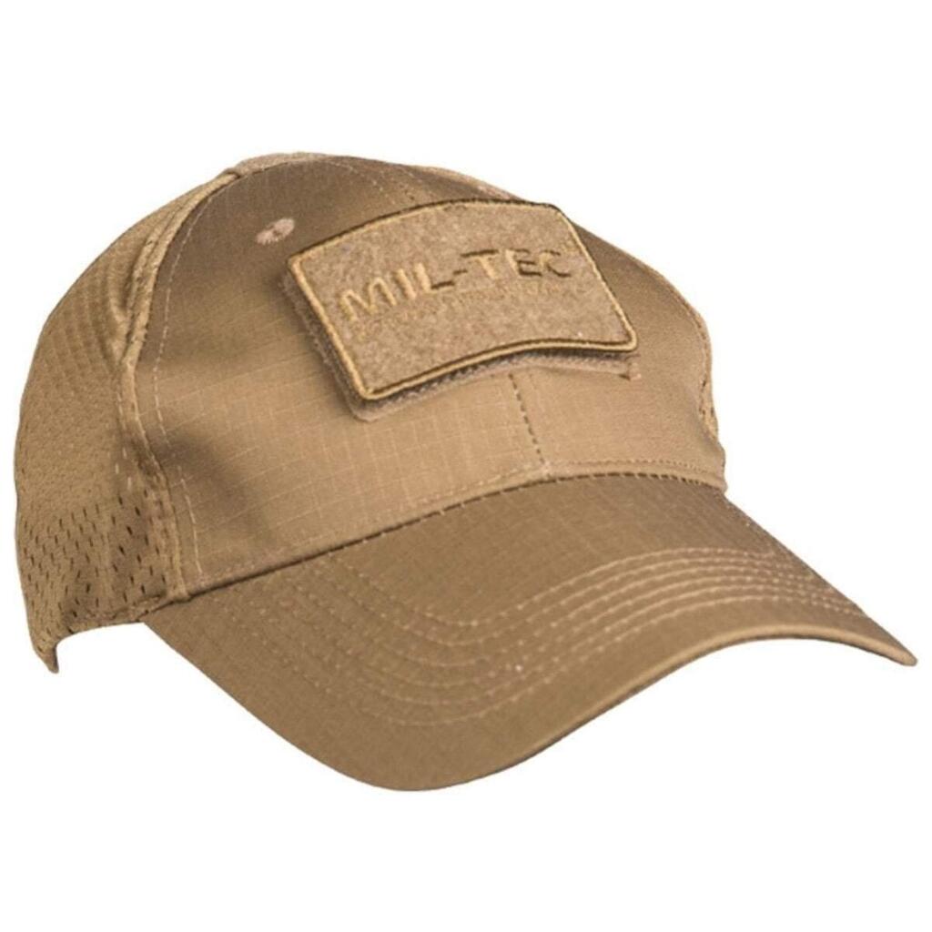 Mil-Tec Net Baseball Cap Dark Coyote