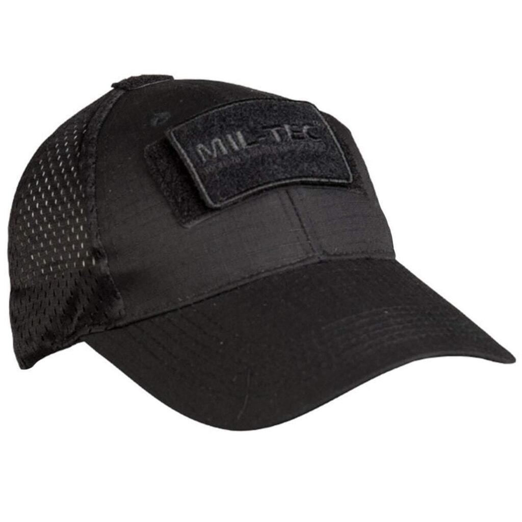 Mil-Tec Net Baseball Cap Black