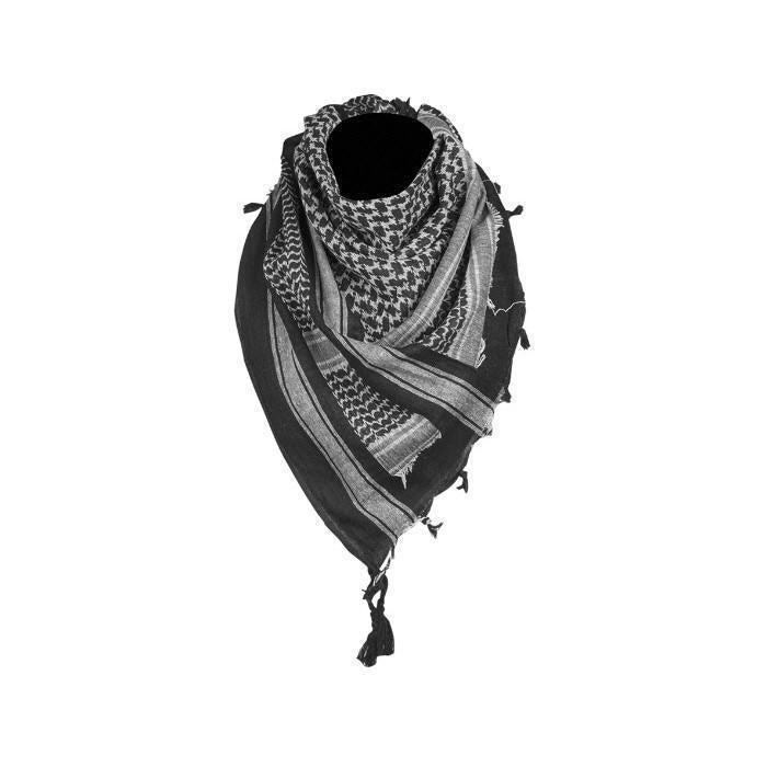 MIL-TEC Mil-Tec Shemagh Scarf Black / White
