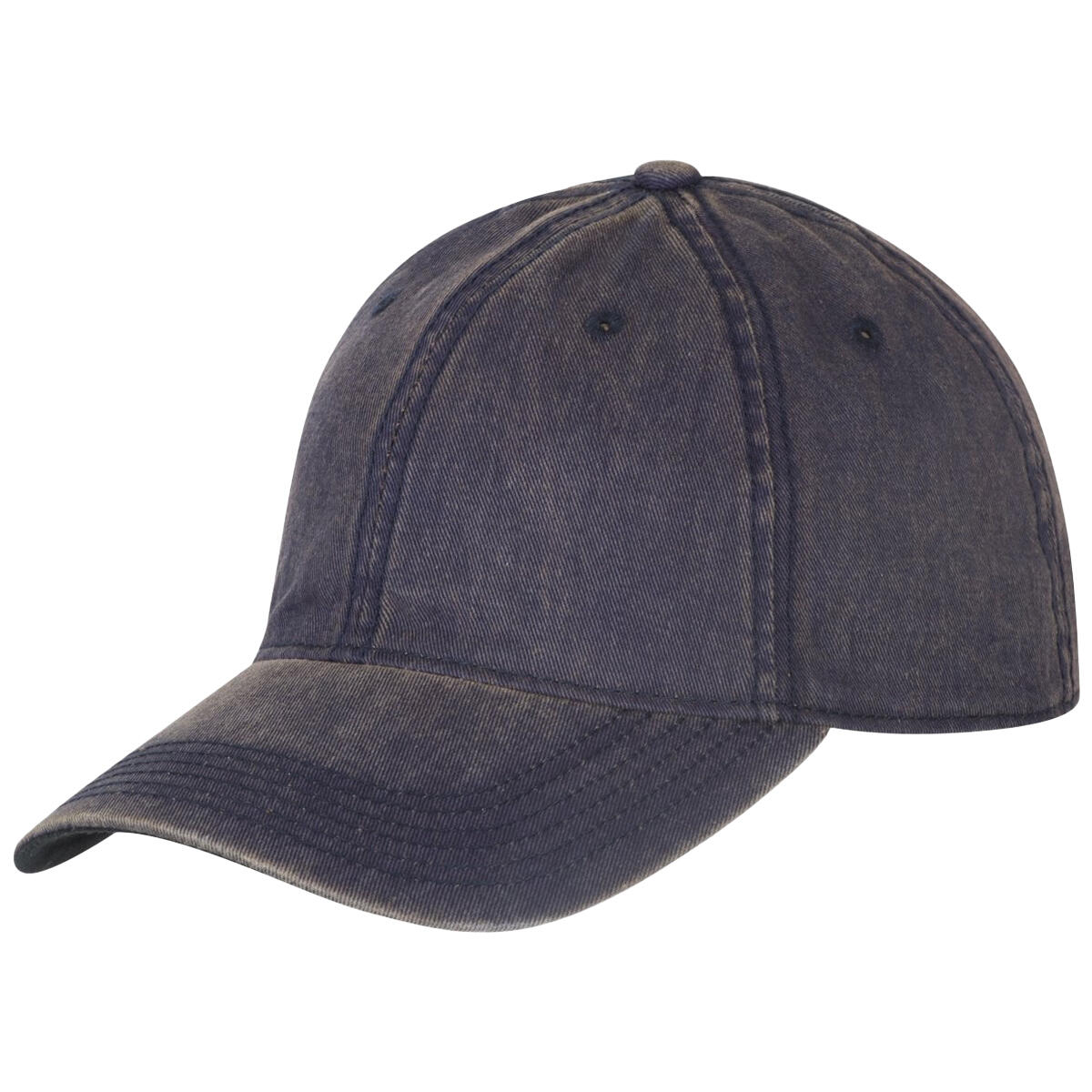 Helikon Plain Snapback Cap Cotton Dirty Washed Navy 1/2