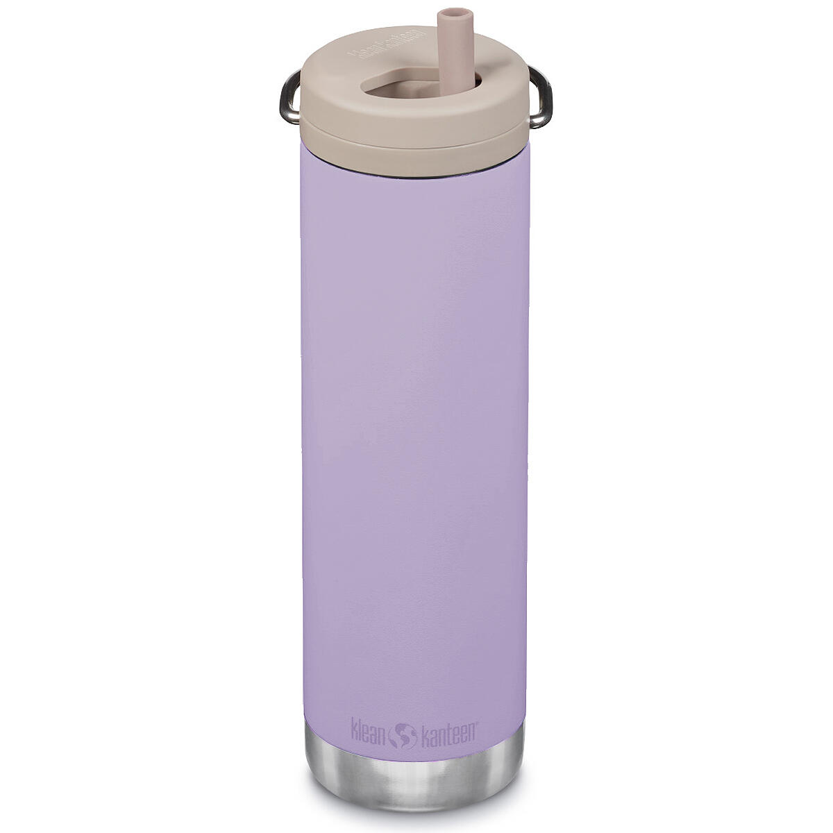 KLEAN KANTEEN Klean Kanteen TKWide Twist Cap w/Straw Insulated Bottle 592ml Purple Heather