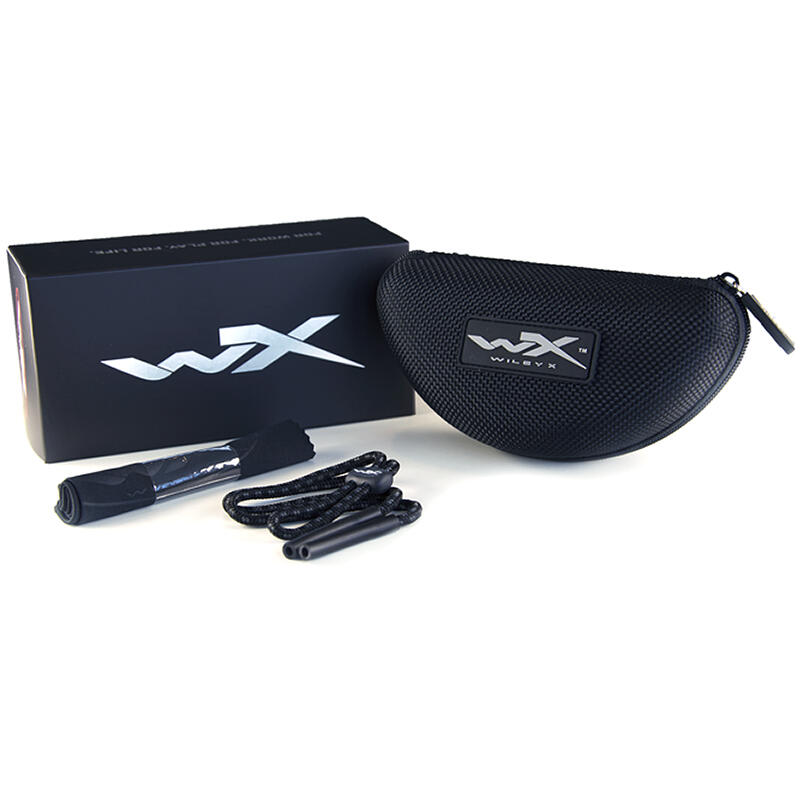 Wiley X WX Vallus Glasses - Polarized Emerald Mirror Lens / Matte Black Frame 2/2