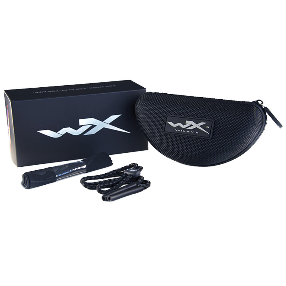 Wiley X WX Valor Glasses - Black Ops Smoke Grey Lens / Matte Black Frame 2/2
