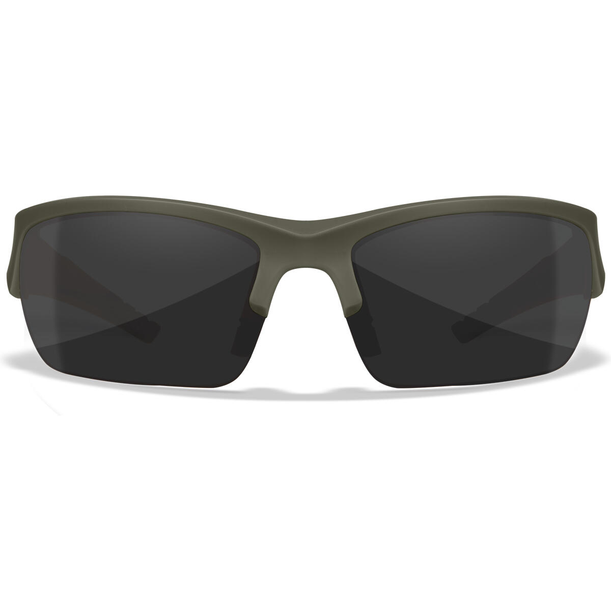 Wiley X WX Valor 2.5 Glasses Clear + Grey + Light Rust Lens / OD Green Frame 5/7