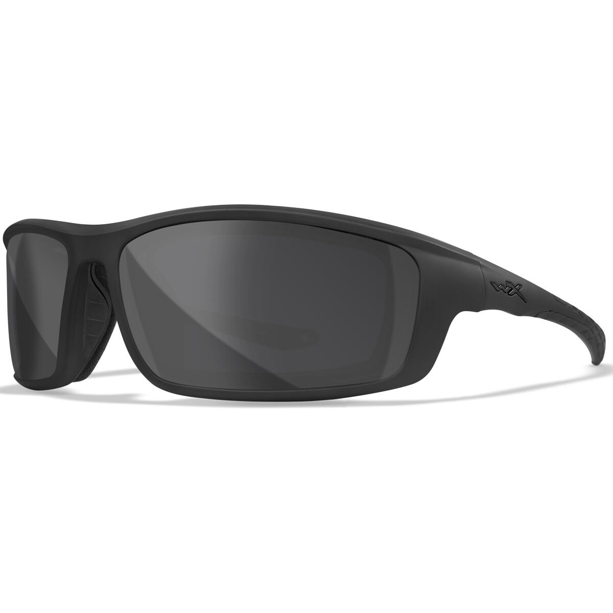 Wiley X WX Grid Glasses - Grey Lenses / Matte Black Frame 1/5