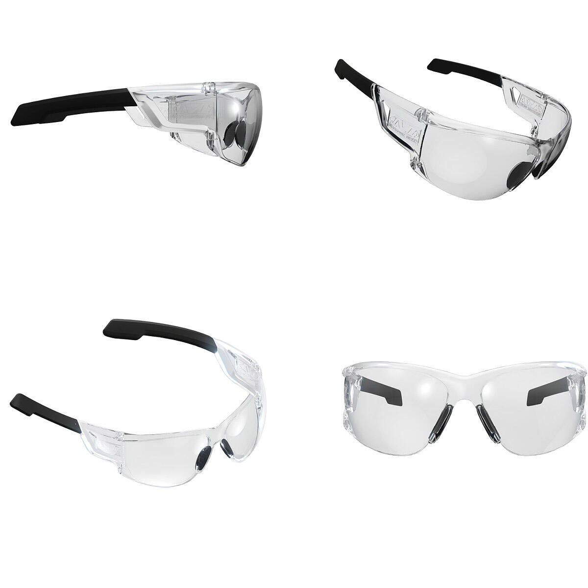 Mechanix Wear Vision Type-N S2 Safety Eyewear Clear Lens Clear Frame 2/7
