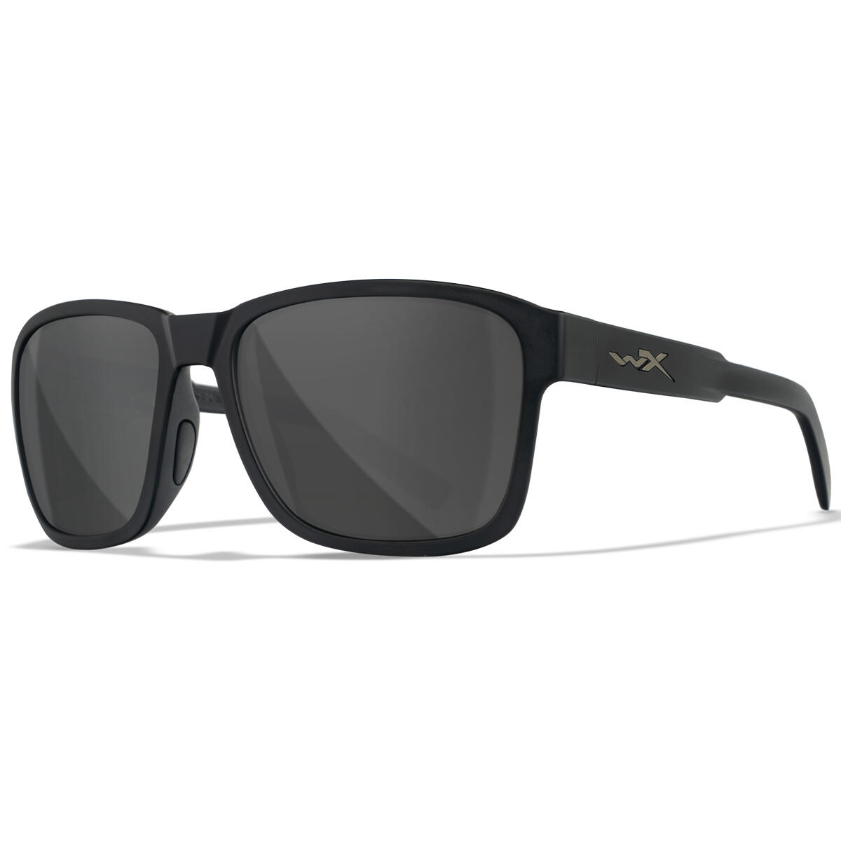 Wiley X WX Trek Glasses - Grey Lenses / Matte Black Frame 1/5