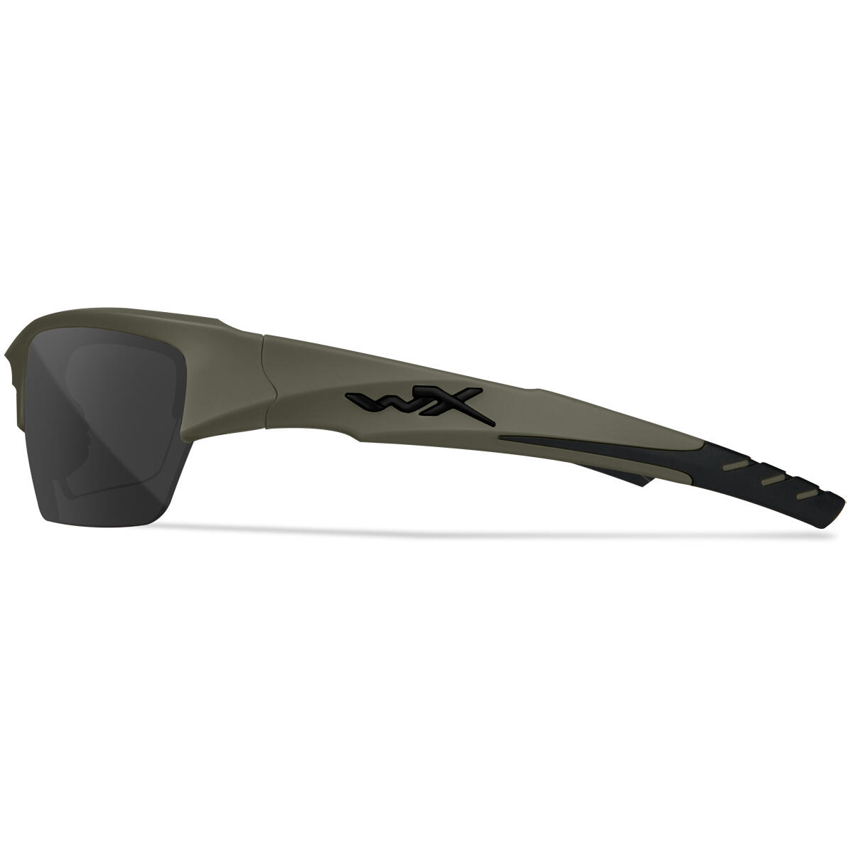 Wiley X WX Valor 2.5 Glasses Clear + Grey + Light Rust Lens / OD Green Frame 6/7