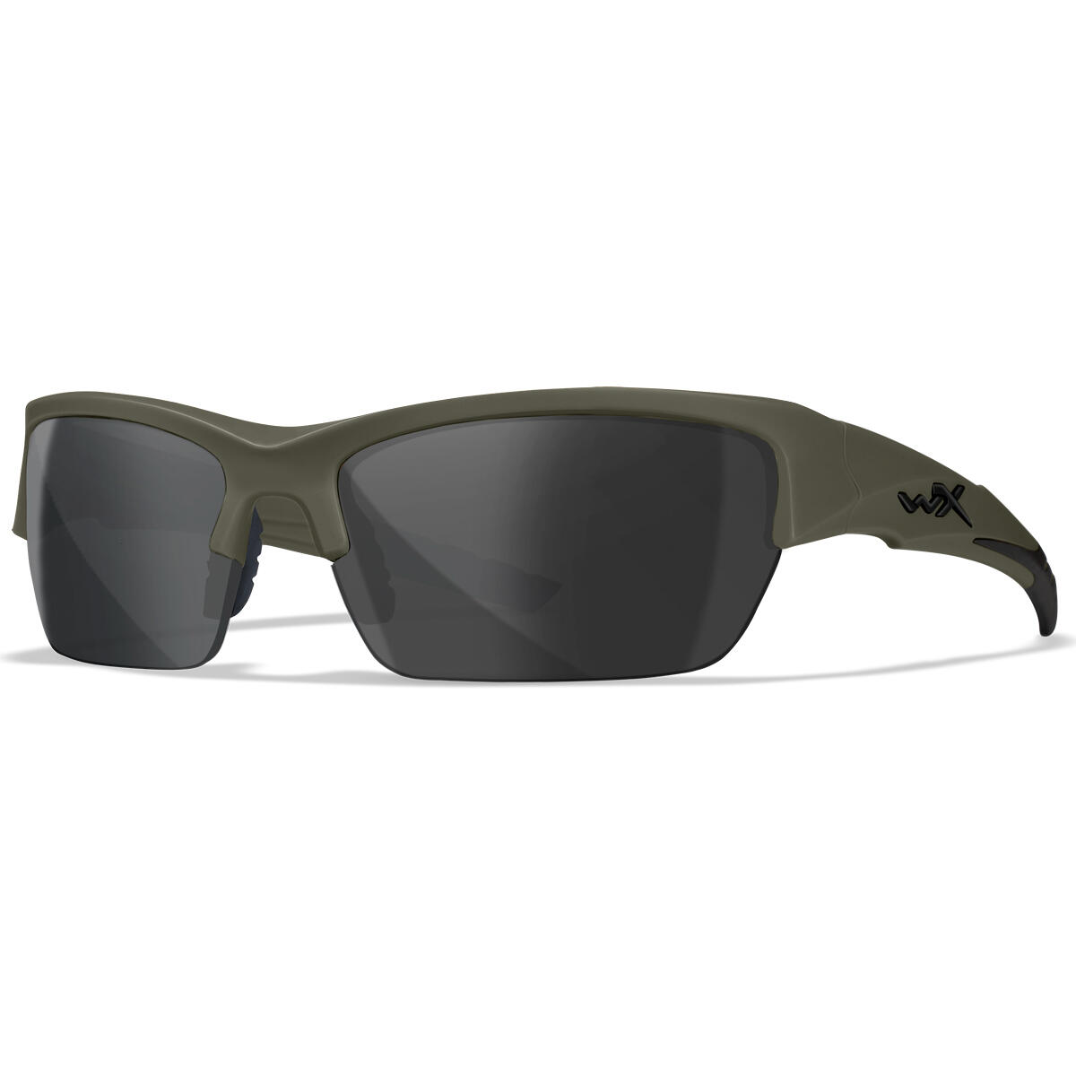 Wiley X WX Valor 2.5 Glasses Clear + Grey + Light Rust Lens / OD Green Frame 2/7