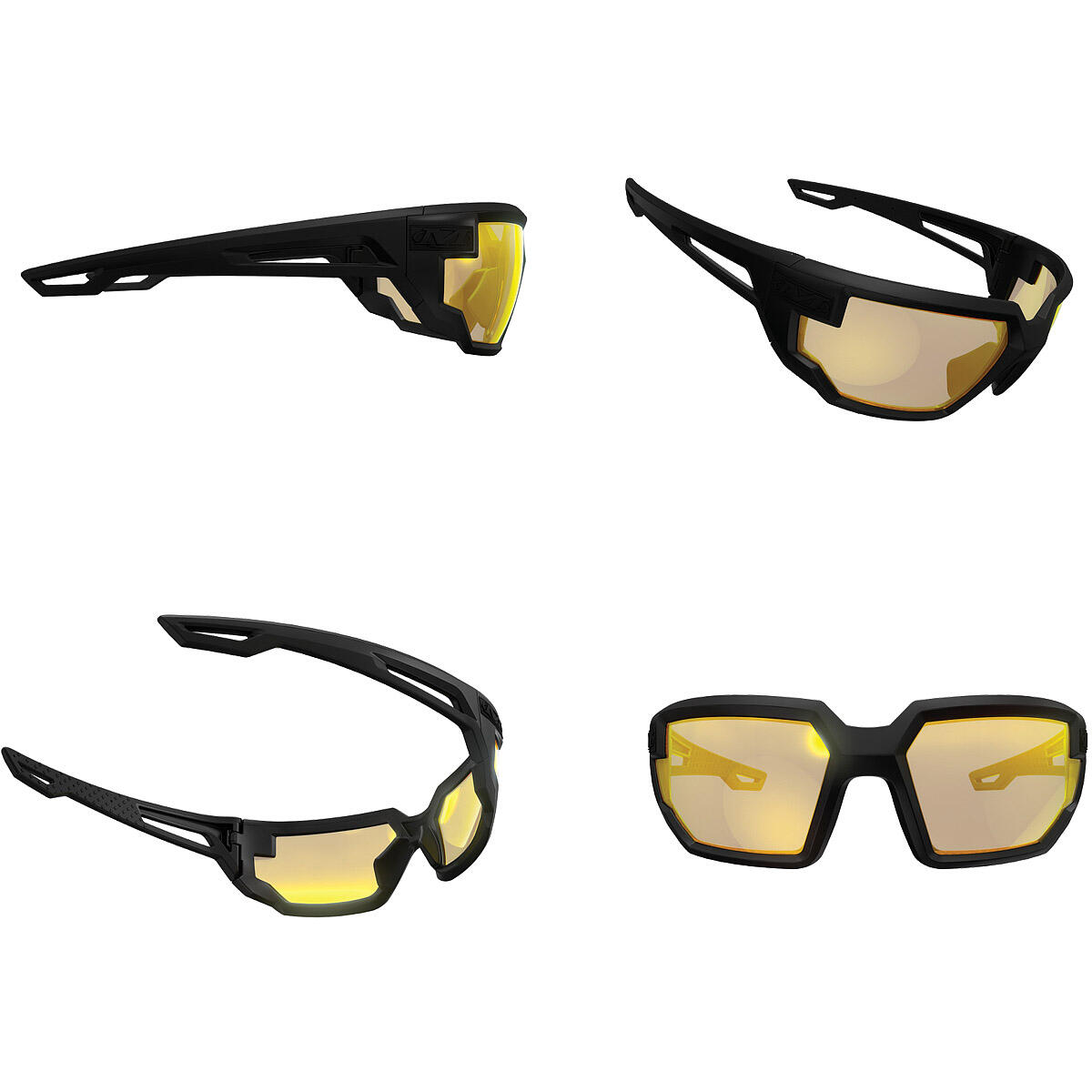 Mechanix Wear Vision Type-X F Safety Eyewear Amber Lens Black Frame 2/7